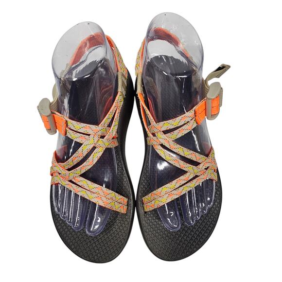 Chaco ZX/1 Classic Sport Sandals in York Citrus Women's Size 8 - Picture 1 of 11